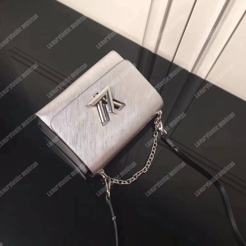 LV Twist MM Argento Silver