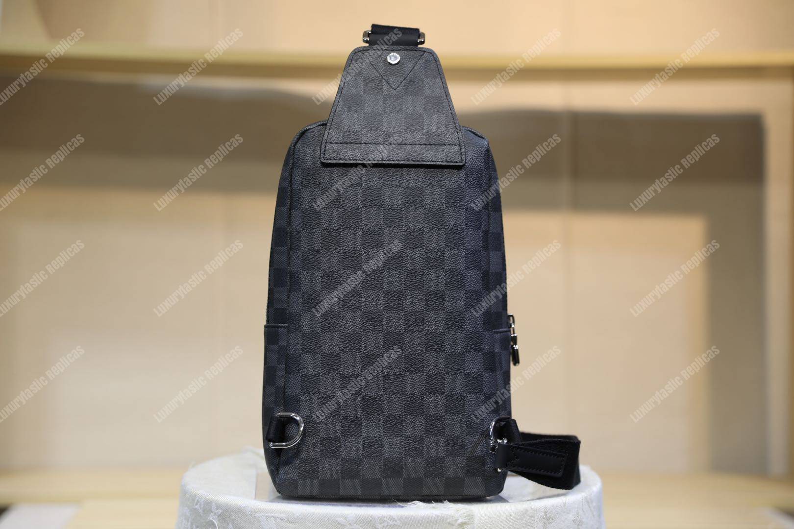 LV Avenue Sling Bag Damier Graphite Maps of the Renaissance