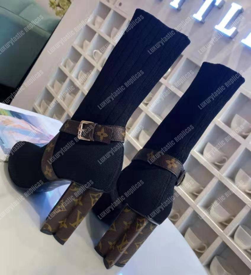 LV Silhouette Ankle Boot Monogram Canvas
