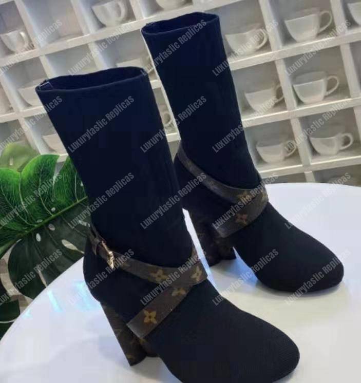 LV Silhouette Ankle Boot Monogram Canvas