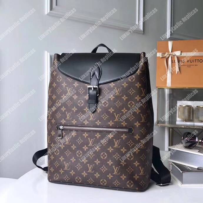 LV Macassar Canvas Palk Backpack Monogram Canvas