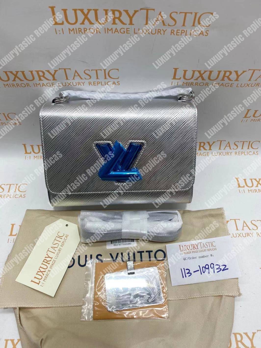 LV Twist MM Argento Silver