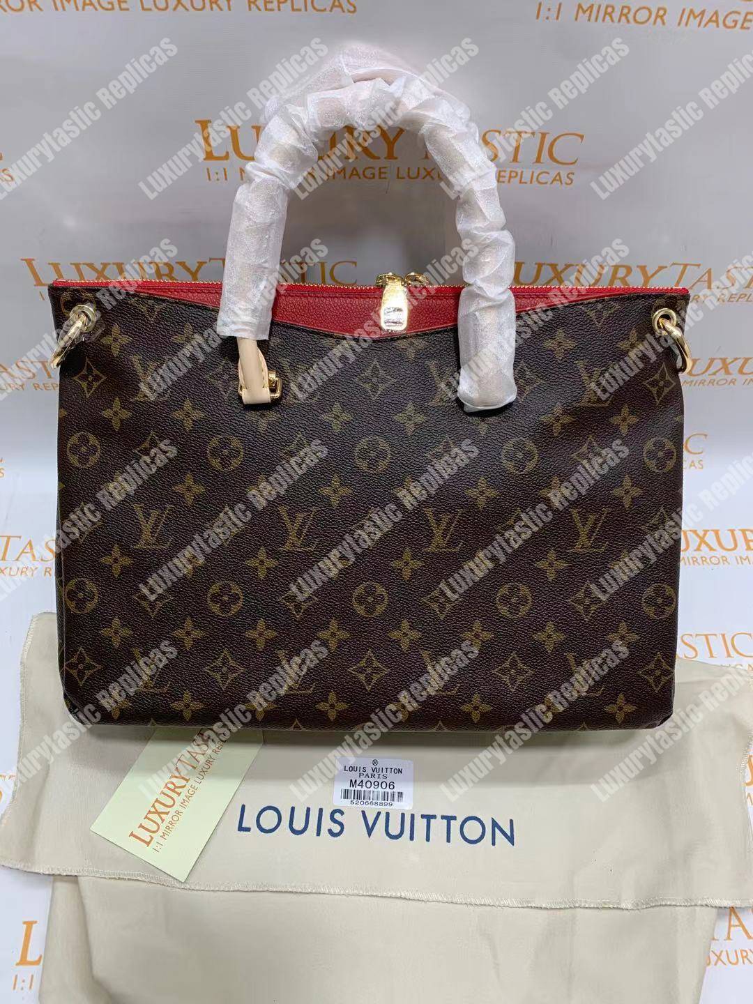 LV Pallas Bag Monogram Canvas Cherry