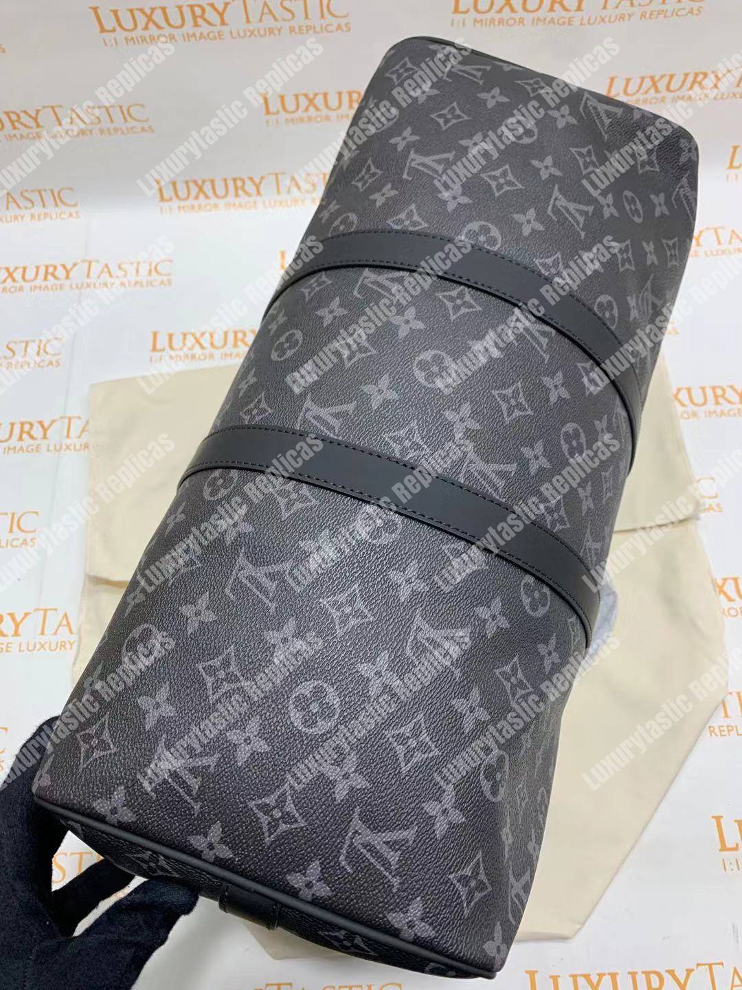LV Keepall Bandouliere 45 Monogram Eclipse