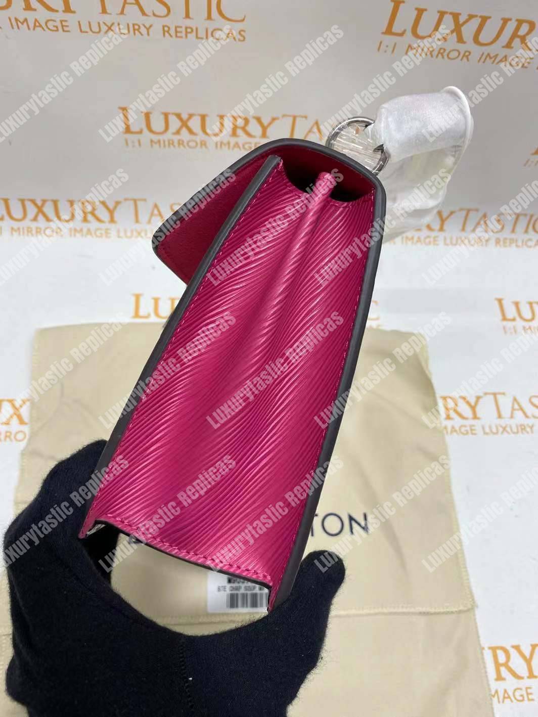 LV Spring Street Monogram Vernis Creme Beige