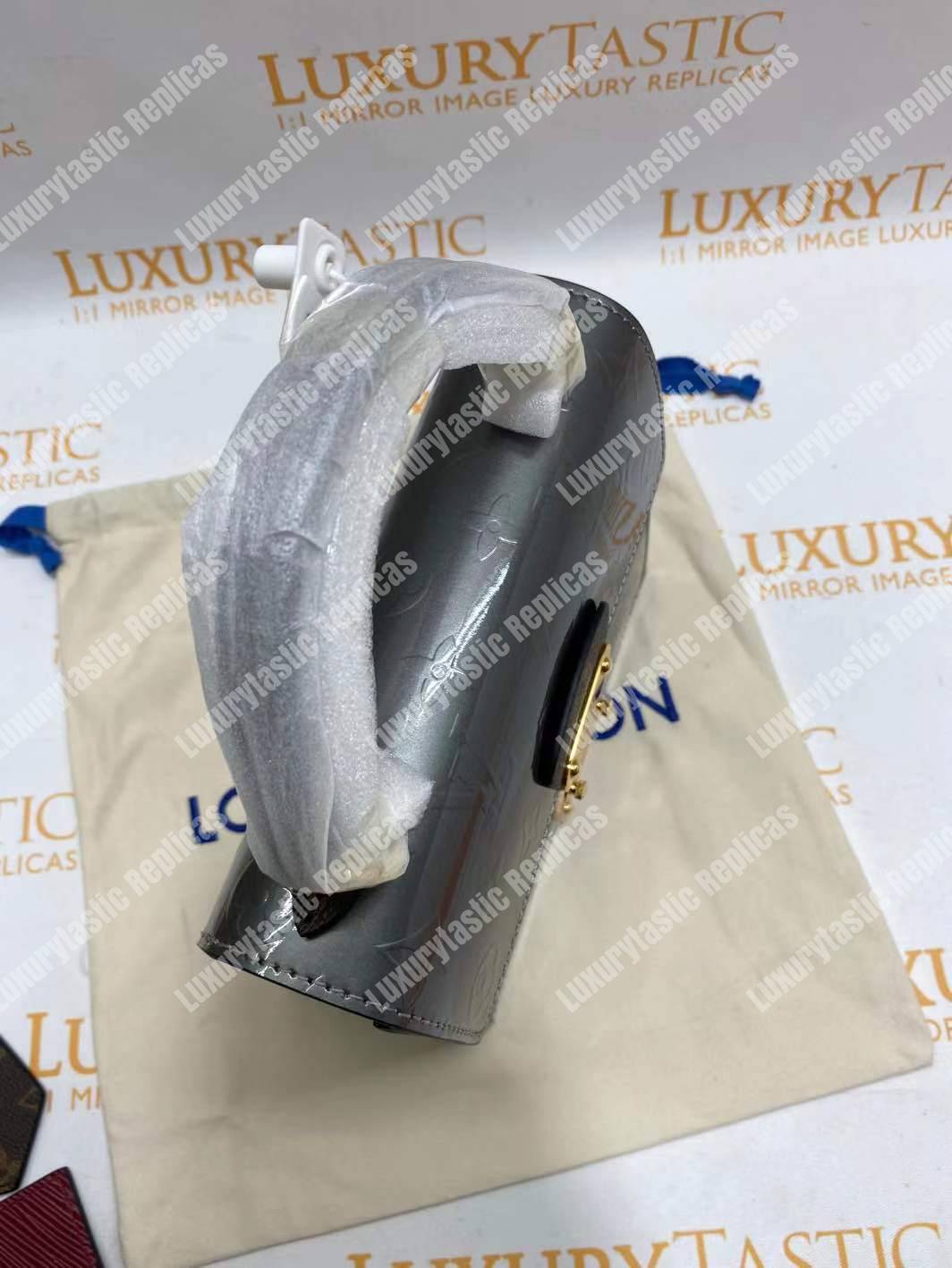 LV Spring Street Monogram Vernis Champagne Métallisé