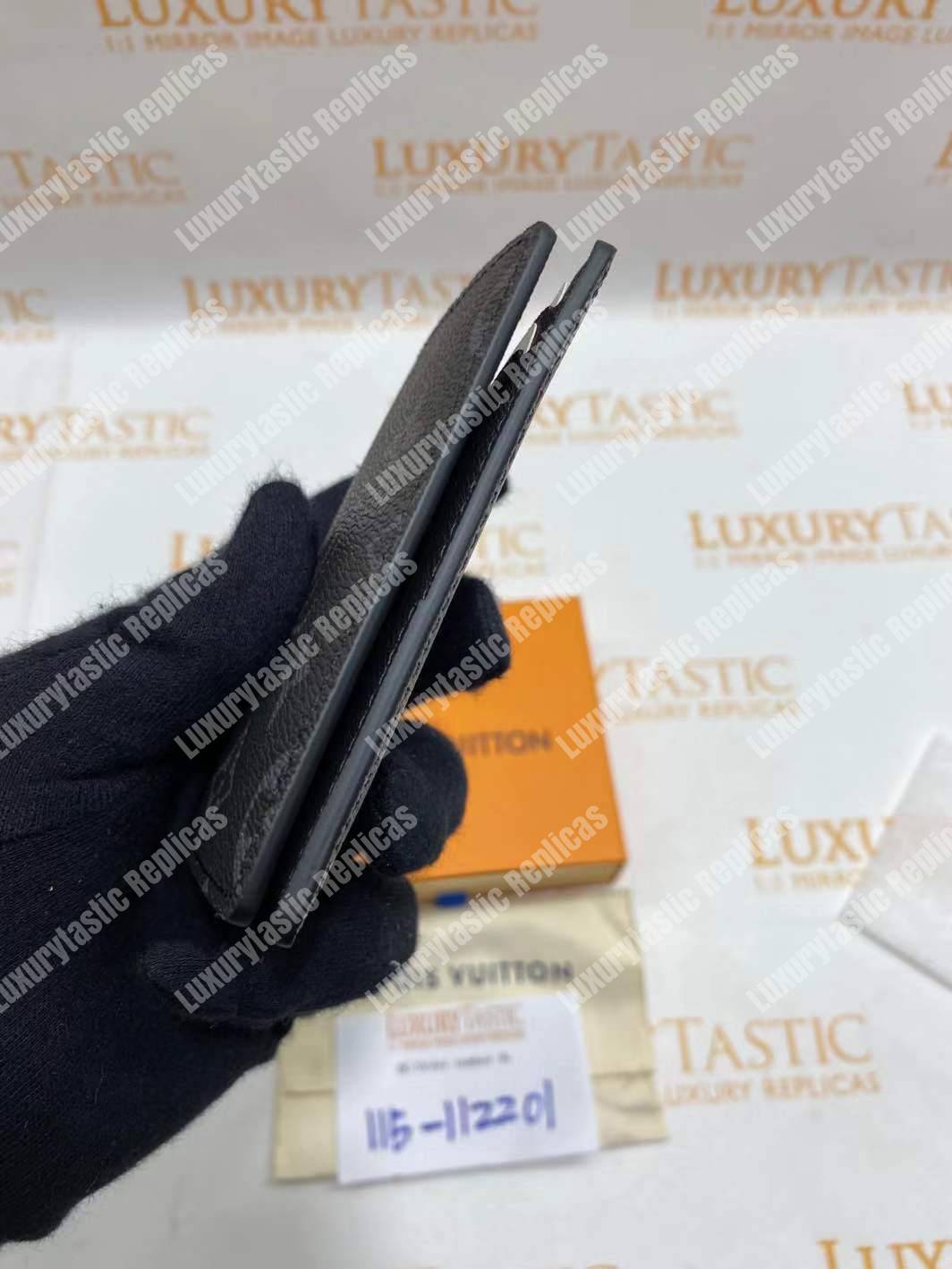 LV Pocket Organizer Monogram Eclipse Canvas