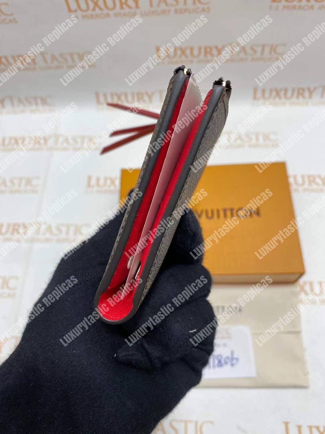 LV Adele Wallet Monogram Canvas Coquelicot
