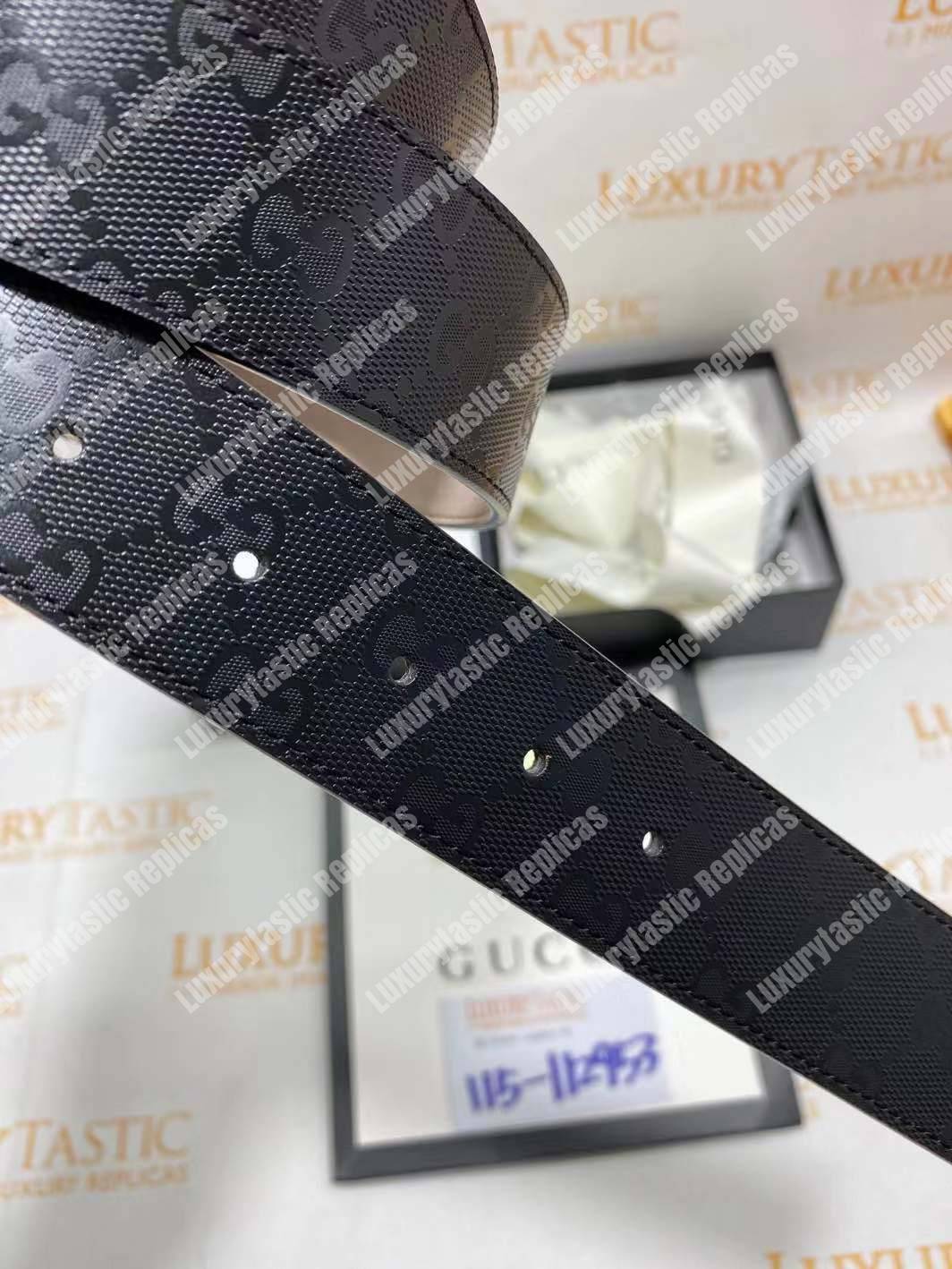 G*u*i gg imprime belt with g buckle