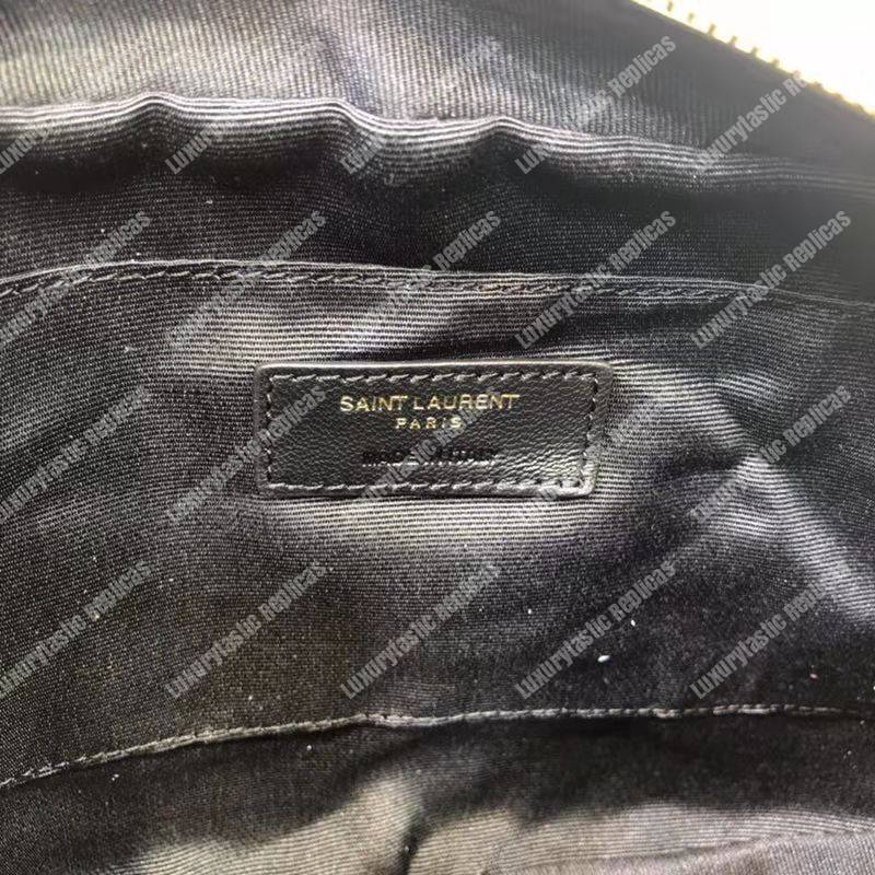 Saint Laurent Lou Camera Bag Matelasse Leather Blanc Vintage