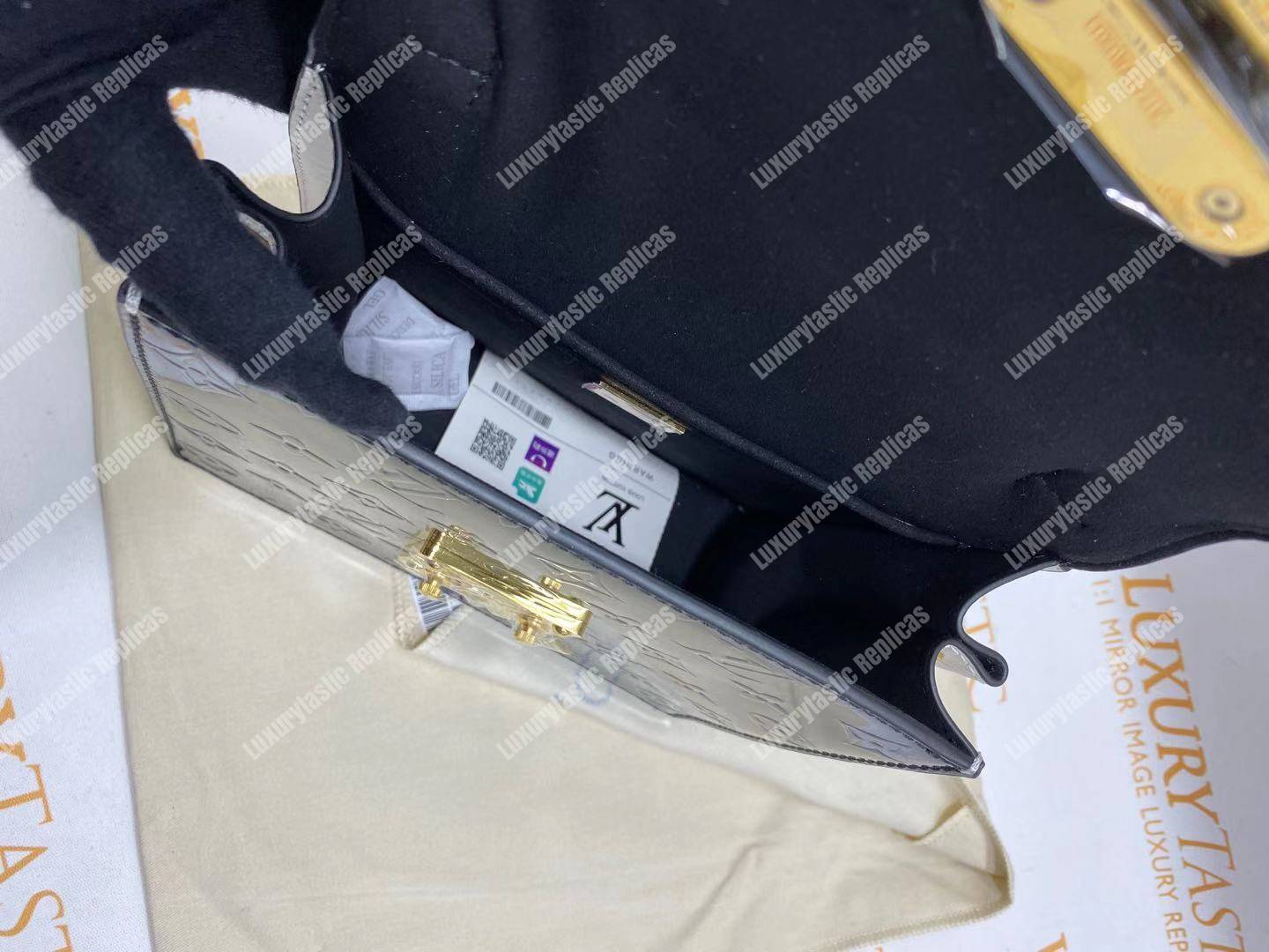LV Spring Street Monogram Vernis Noir