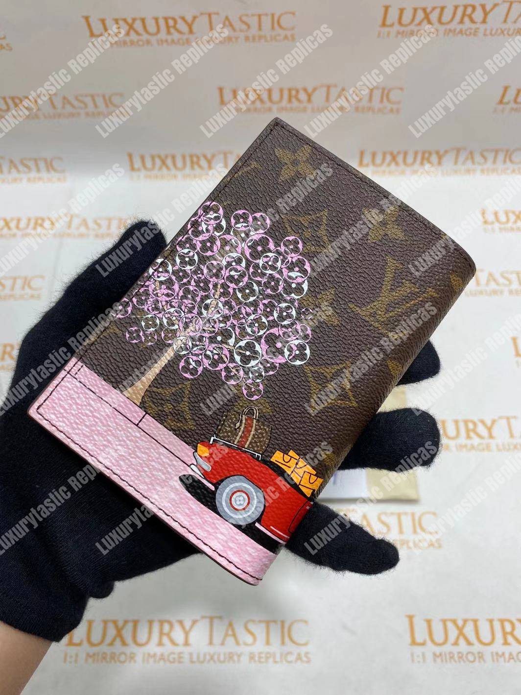 LV Passport Cover Eiffel Tower Print