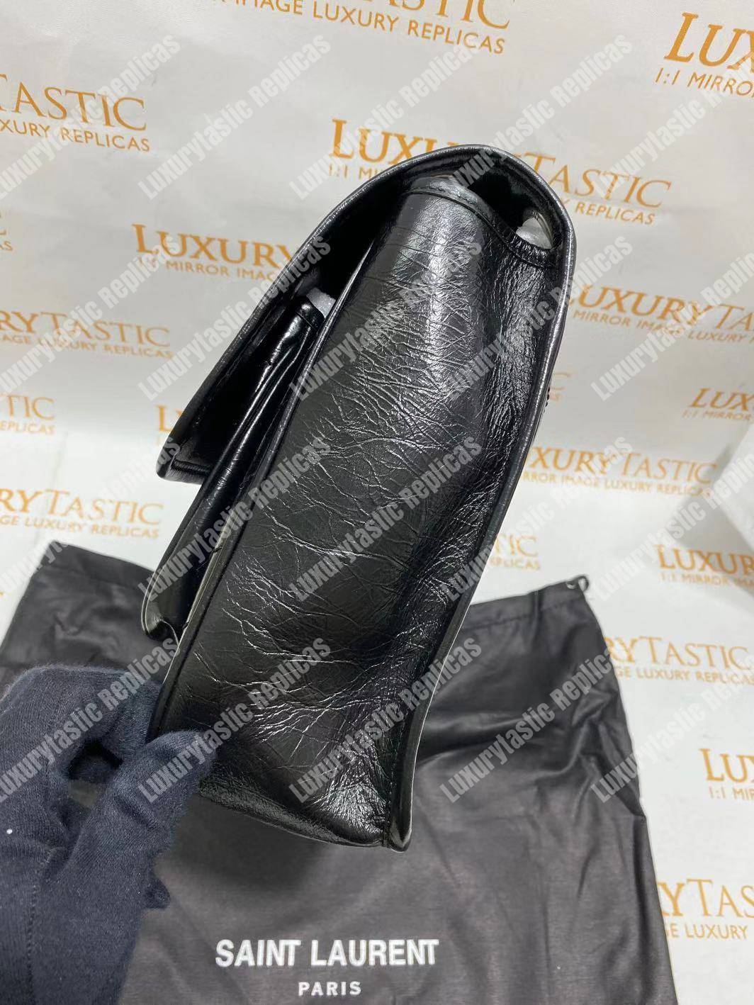 Saint Laurent Niki Large In Vintage Leather Black