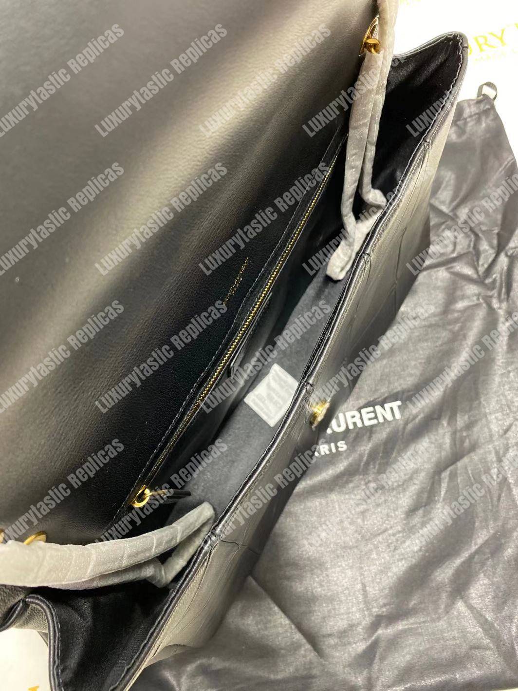 Saint Laurent Jamie Giant Black “CARRÉ RIVE GAUCHE “