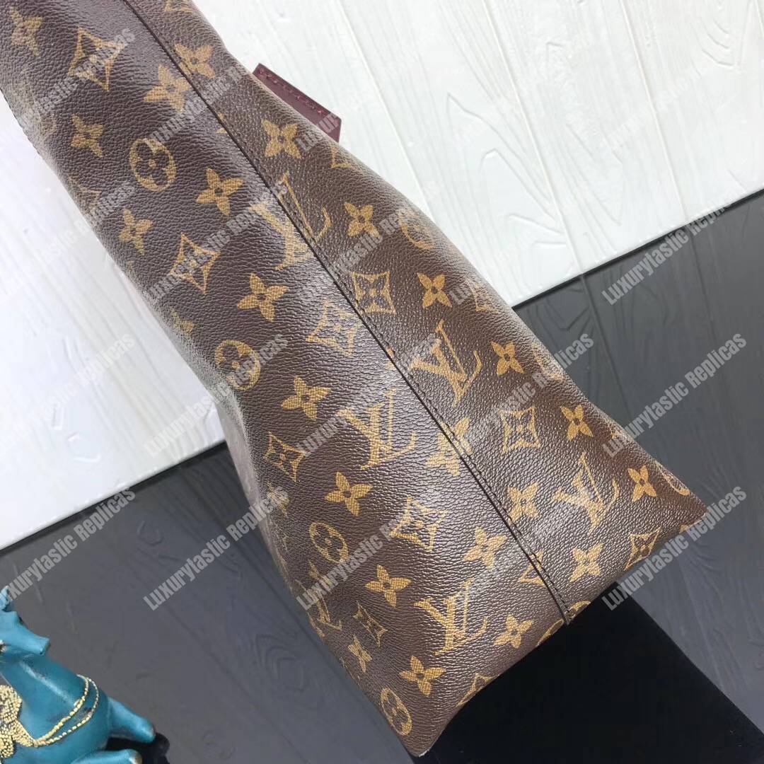 LV Flower Hobo Monogram Canvas Bordeaux