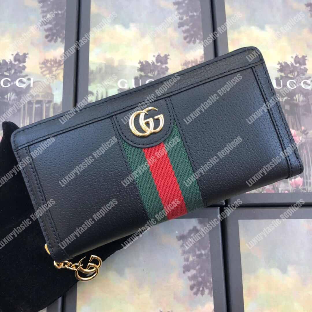 G*u*i ophidia zip around wallet black
