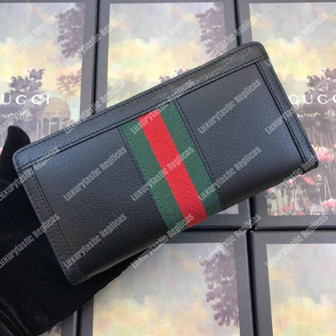 G*u*i ophidia zip around wallet black