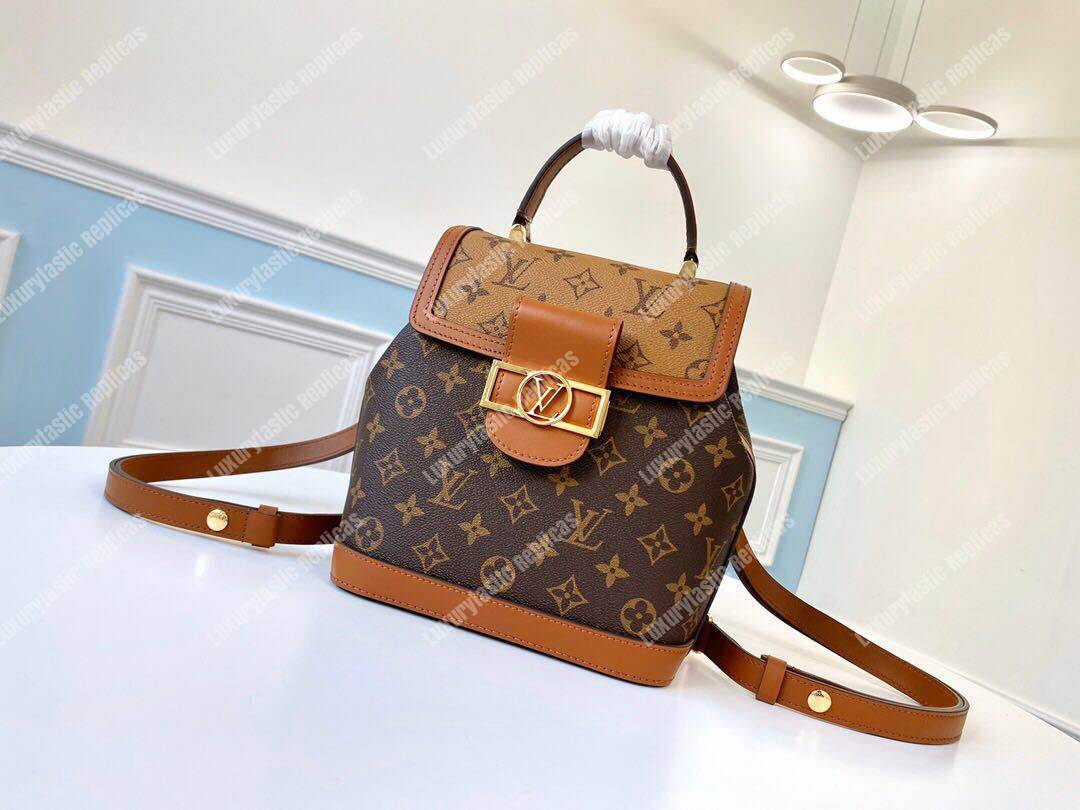 LV Dauphine Backpack PM Monogram And Monogram Reverse