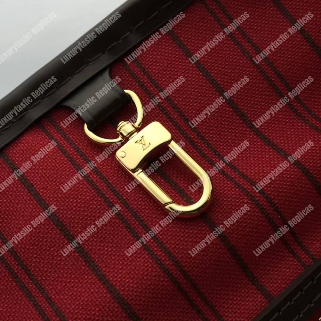 LV Neverfull PM Damier Ebene Cherise