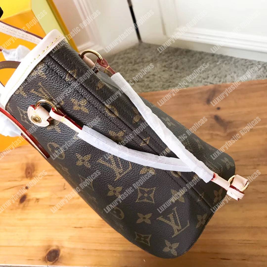 LV Neverfull PM Monogram Cherise
