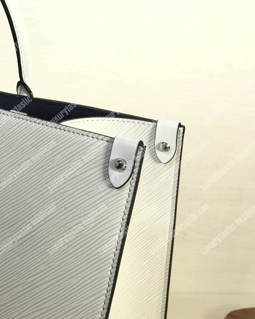 LV Onthego MM Blanc