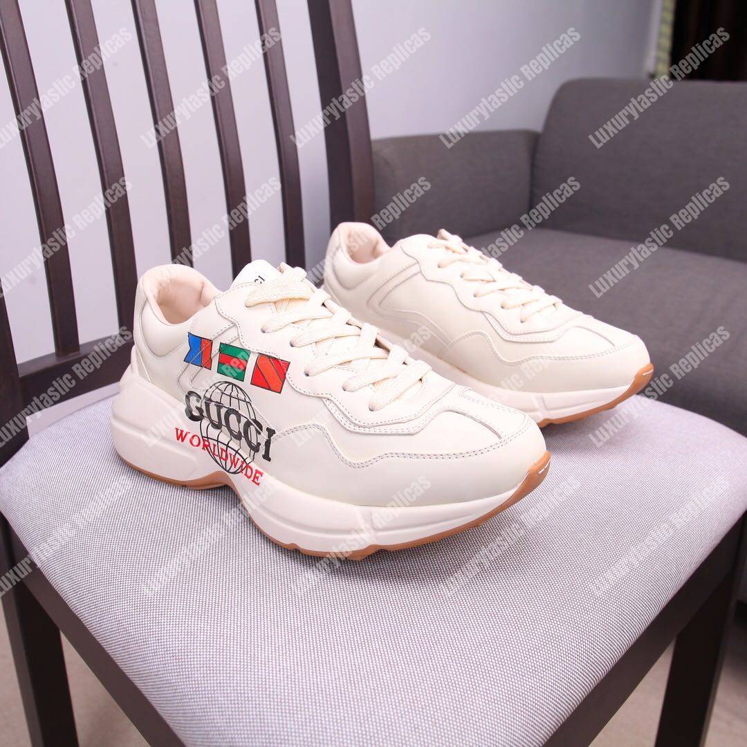 G*u*i men’s rhyton G*u*i worldwide sneaker