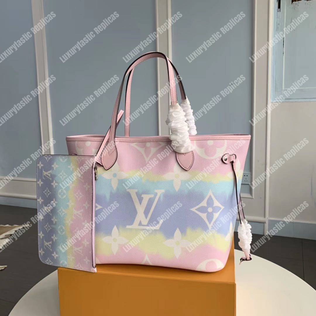 LV Escale Neverfull MM Pastel