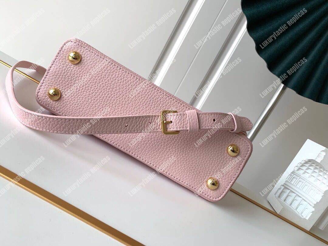 LV Capucines BB Taurillon Leather Magnolia