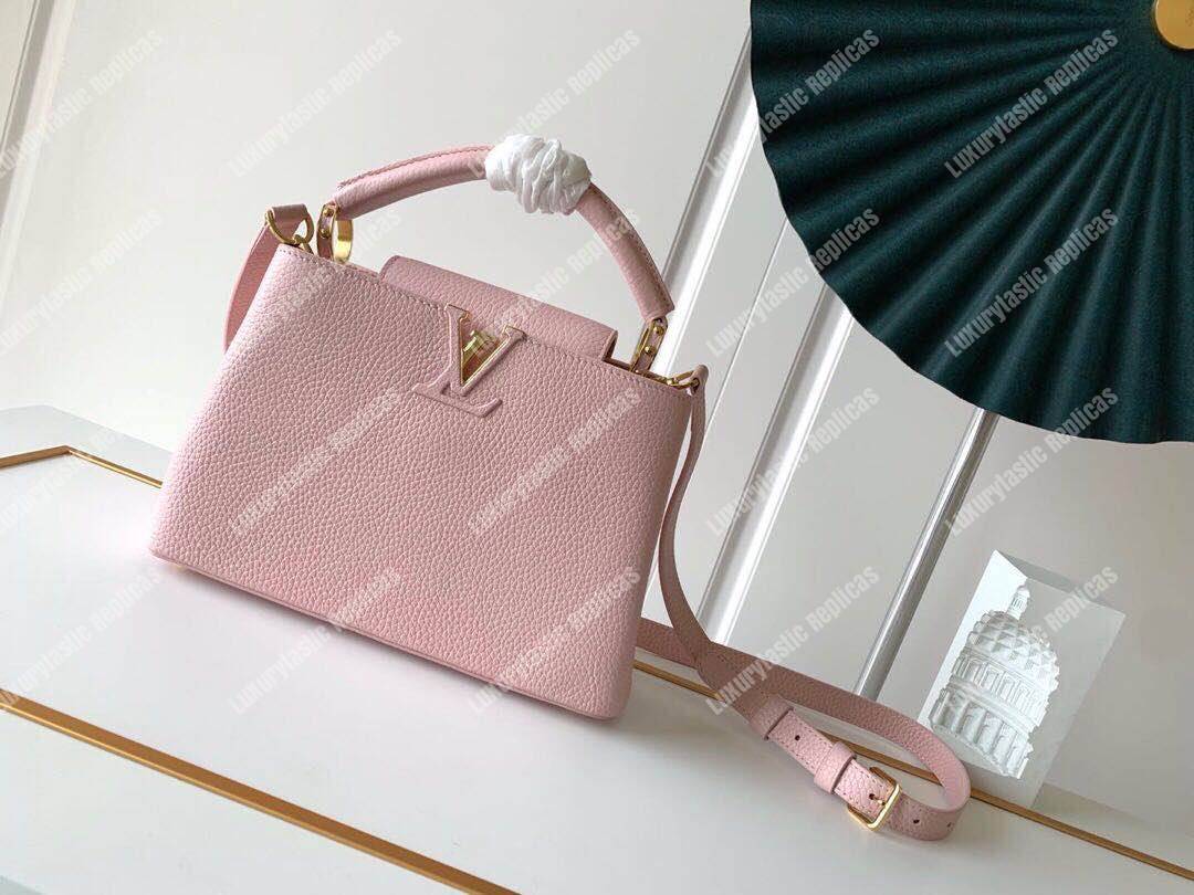 LV Capucines BB Taurillon Leather Magnolia