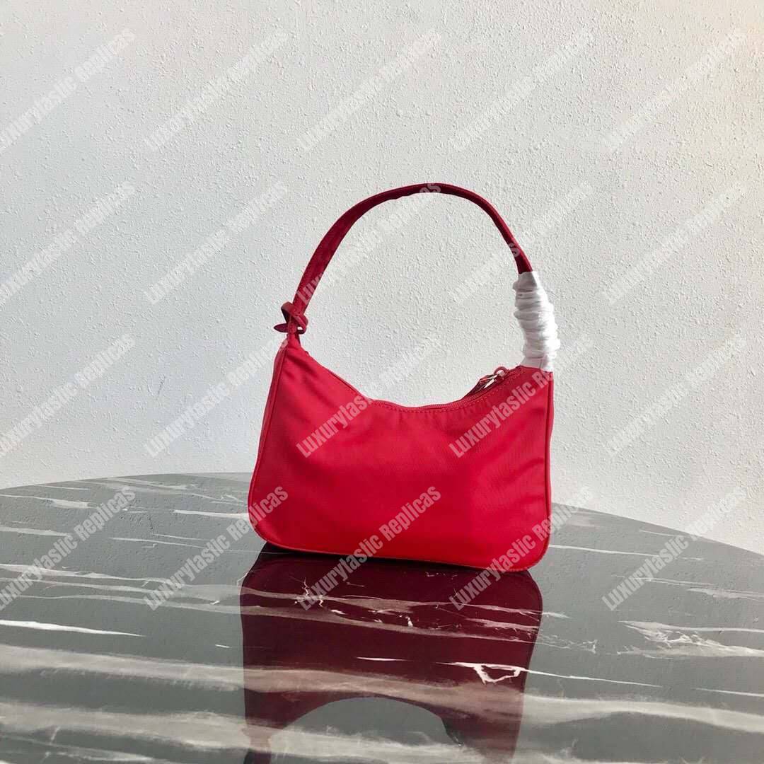 Pra*a re-edition 2000 nylon mini-bag red