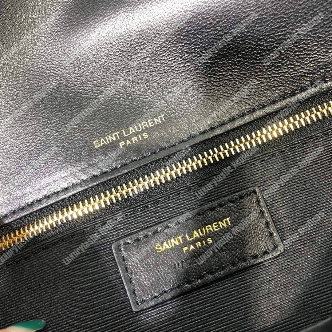 Saint Laurent Kate 99 With Tassel In Suede Black
