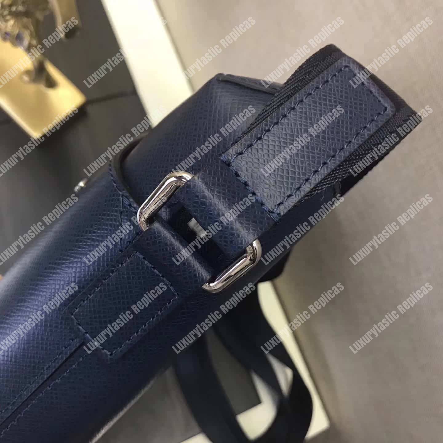 LV Taiga Grigori Messenger Bag PM Dark Blue