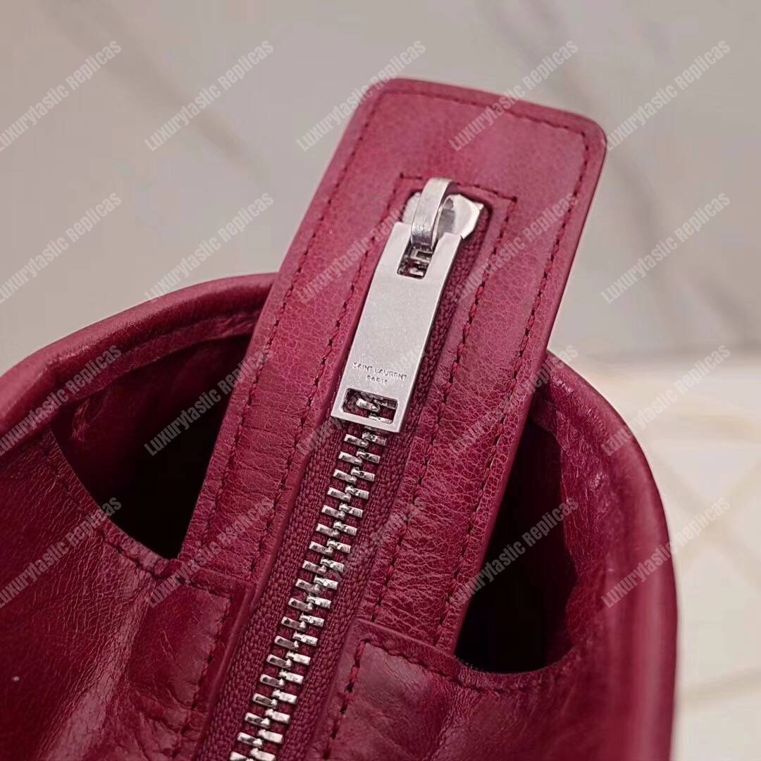 Saint Laurent Large Niki Shopping Bag Dark Red