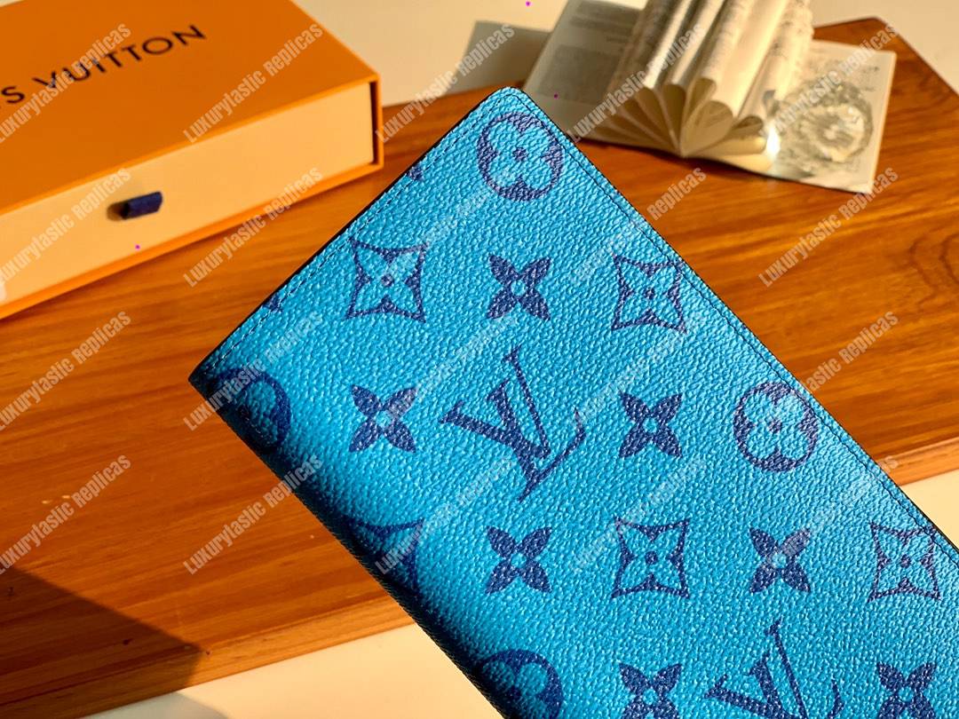 LV Brazza Wallet Blue