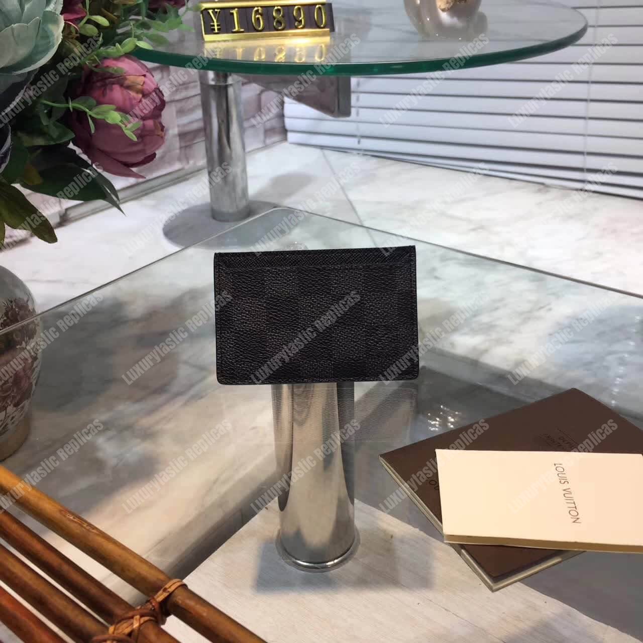 LV Neo Porte Cartes Card Holder Damier Graphite
