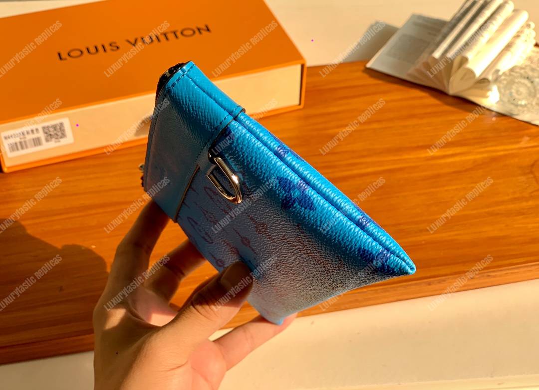 LV Discovery Pochette PM Blue