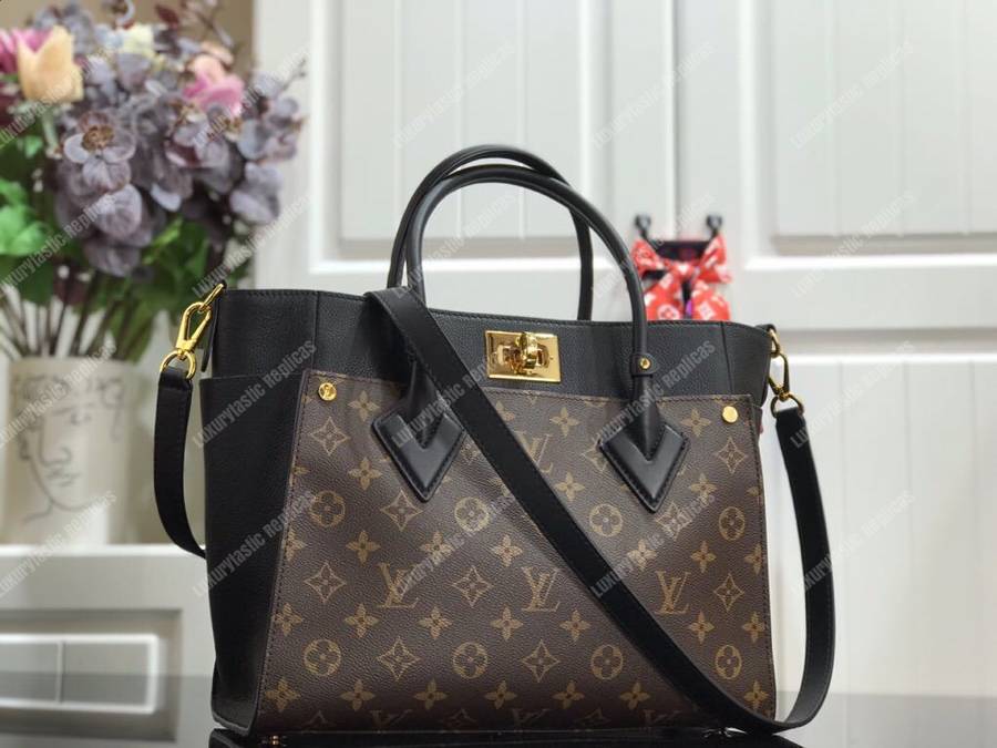 LV On My Side Calf Monogram Canvas Noir