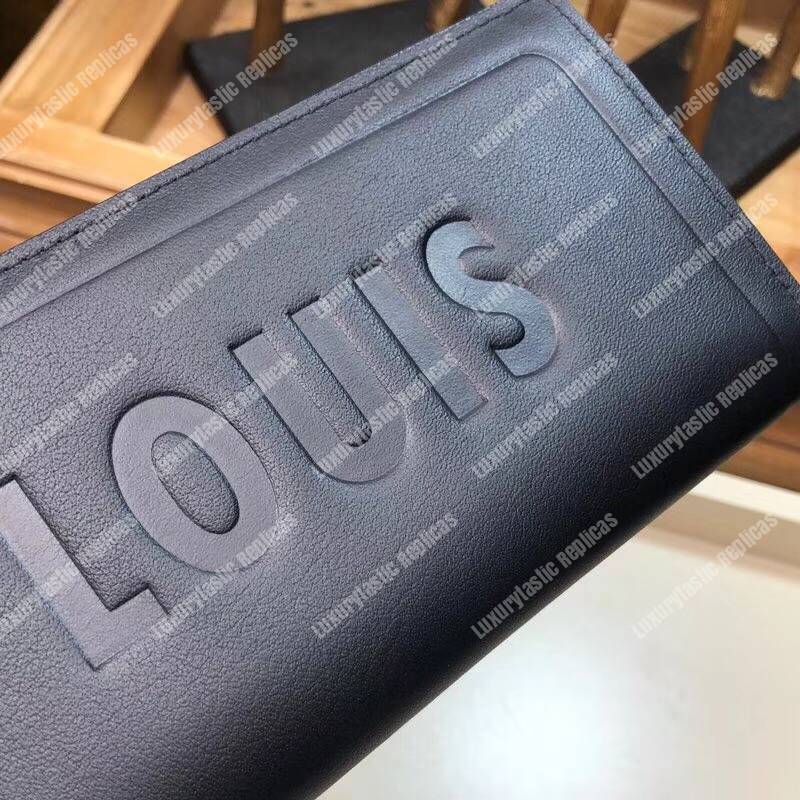 LV Fall-Winter 2018 Brazza Wallet Dark Infinity Leather