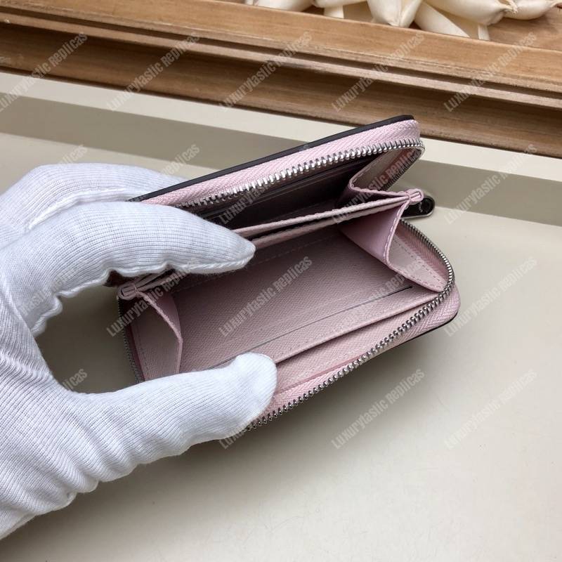 LV Special Edition Zippy Coin Purse Epi Leather Rose Ballerine