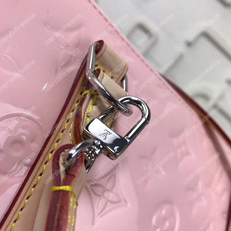 LV Monogram Vernis Neo Triangle Bag Pink