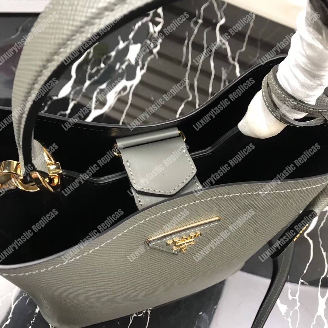 Pra*a panier medium bag grey