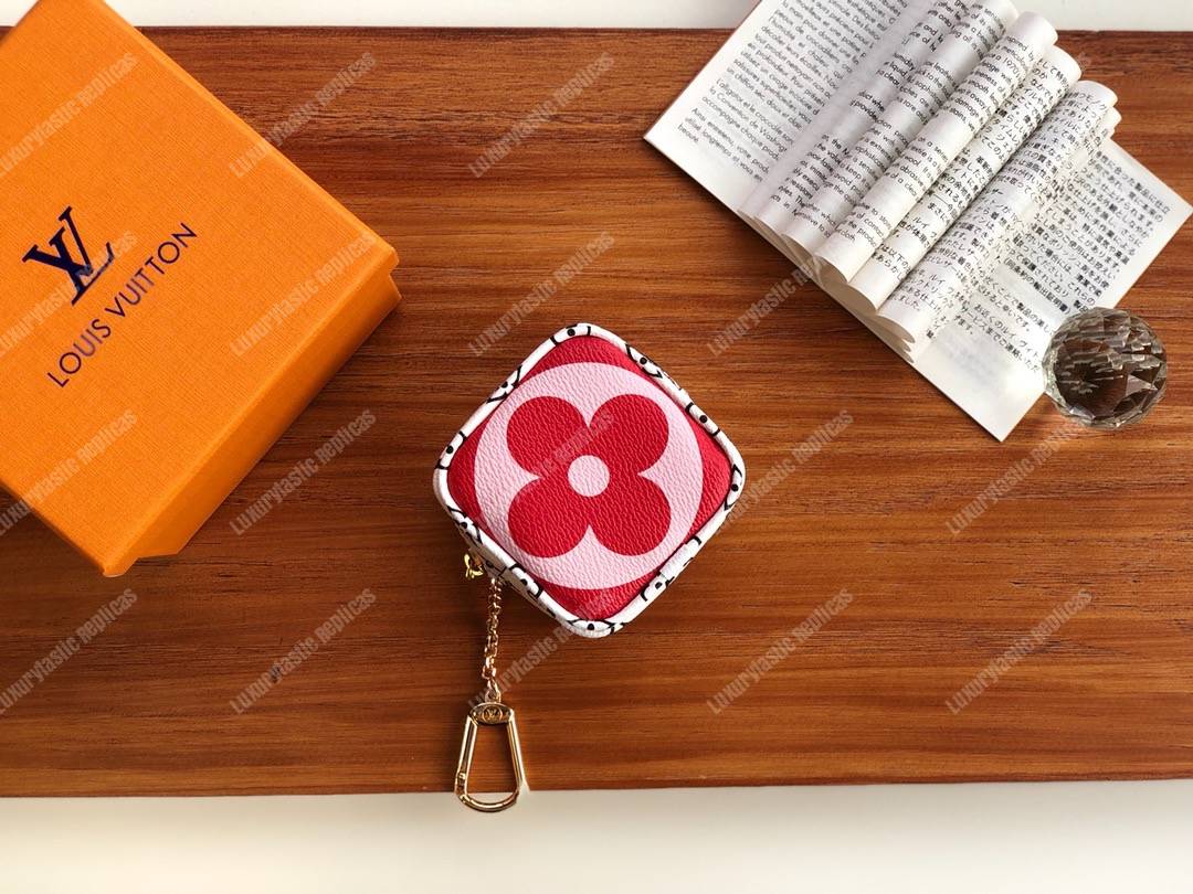LV Porte Monnaie Cube Summer 2019 Red
