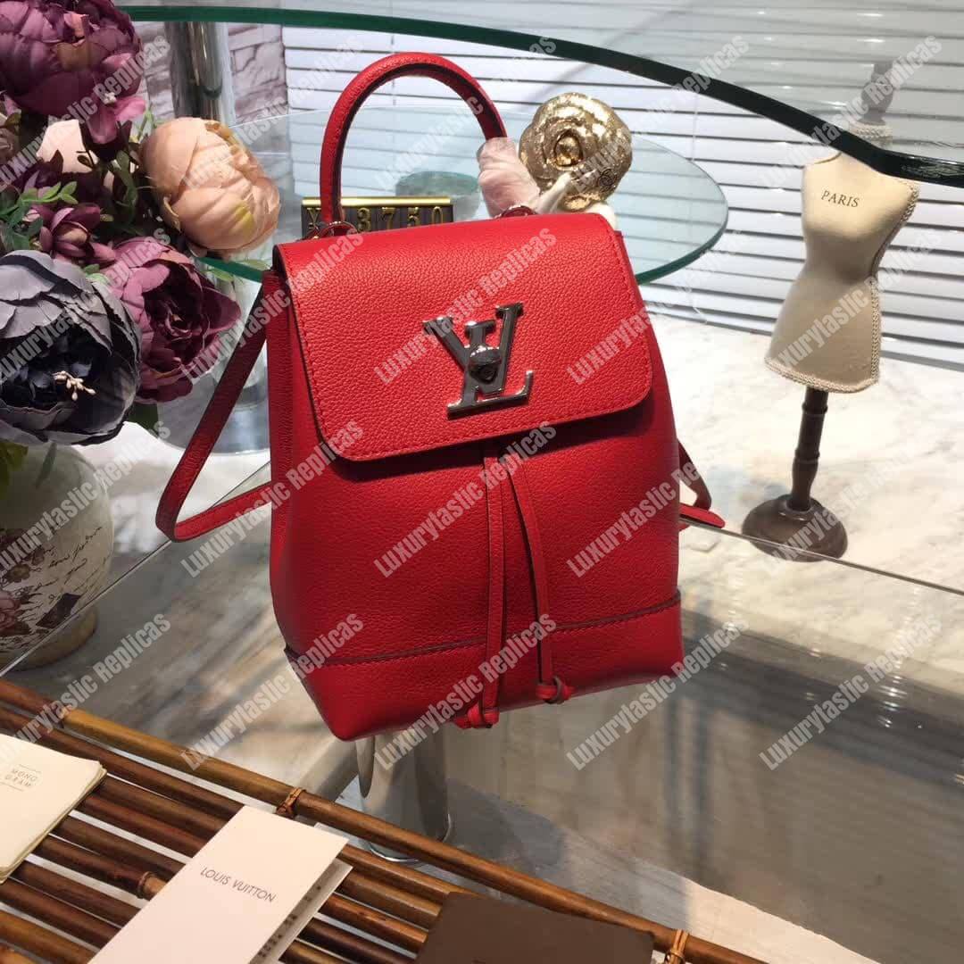LV Lockme Backpack Mini Rubis