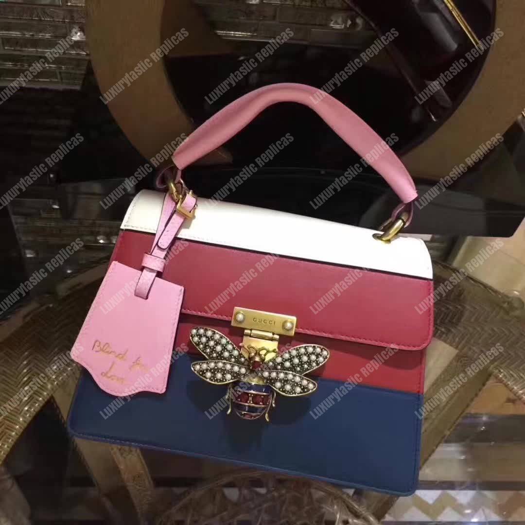 G*u*i queen margaret small top handle bag