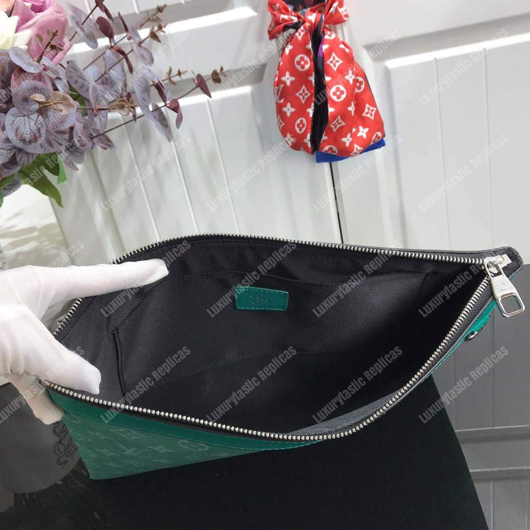 LV Discovery Pochette Monogram Vert