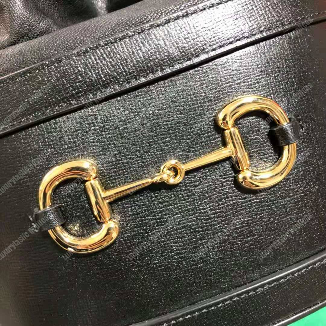 G*u*i 1955 horsebit bucket bag black
