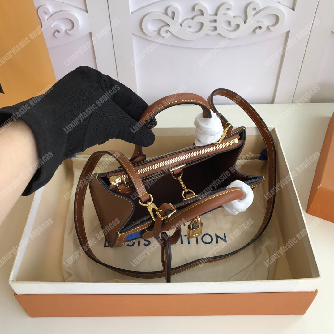 LV City Steamer Mini Blue/Beige