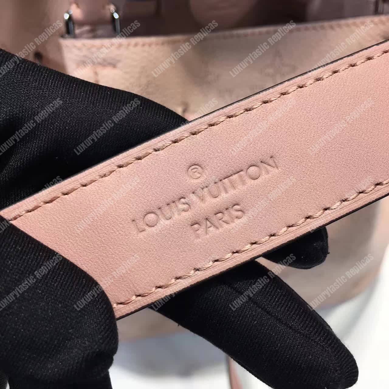 LV Girolata Handbag Mahina Magnolia