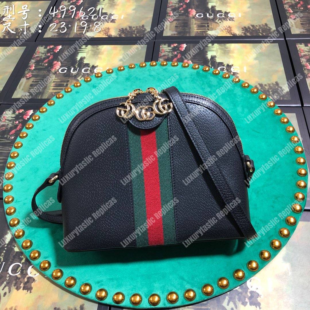 G*u*i ophidia small shoulder bag black