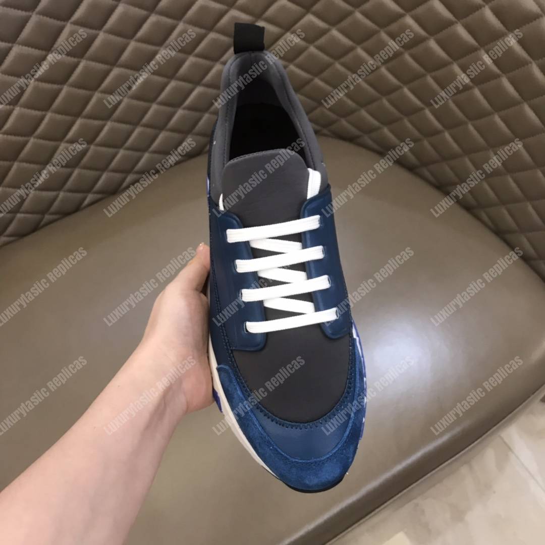 H**mes stadium sneaker blue